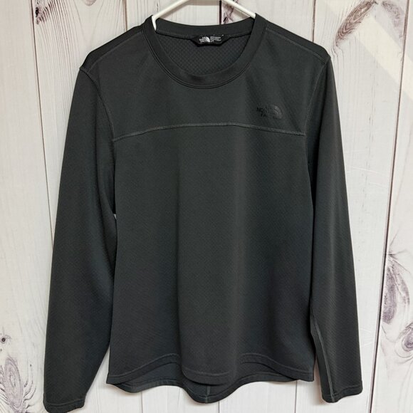 The North Face Men’s FlashDry Long Sleeve Crew M Dark Gray EUC - Picture 1 of 11